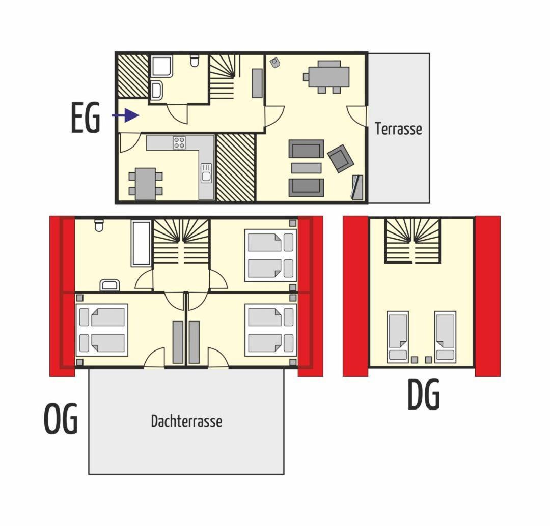Haus Anne Villa Norddeich Kültér fotó